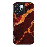 Θήκη Sonique Marble Series για Oppo Reno14 F 5G / Oppo Reno14 FS 5G Κόκκινο