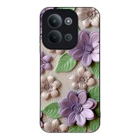 Θήκη Sonique 3D Flower Series για Xiaomi Redmi 15C 4G / Redmi 15C 5G / Poco C85 4G Βιολετί