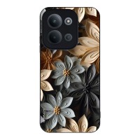 Θήκη Sonique 3D Flower Series για Xiaomi Redmi 15C 4G / Redmi 15C 5G / Poco C85 4G Γκρι