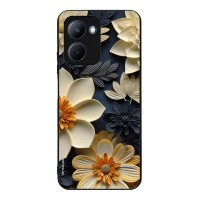 Θήκη Sonique 3D Flower Series για Realme C33 Εκρού