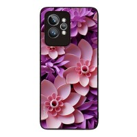 Θήκη Sonique 3D Flower Series για Realme GT 2 Pro Ροζ