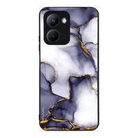 Θήκη Sonique Marble Series για Realme C33 Μωβ Γκρι
