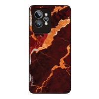 Θήκη Sonique Marble Series για Realme GT 2 Pro Κόκκινο