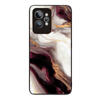 Θήκη Sonique Marble Series για Realme GT 2 Pro Μπορντώ