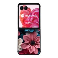 Θήκη Sonique 3D Flower Series για Motorola Motorola Razr 50 Ultra Ροζ 01