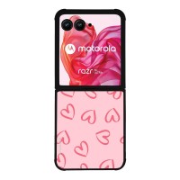 Θήκη Sonique Heart Series για Motorola Motorola Razr 50 Ultra Ροζ