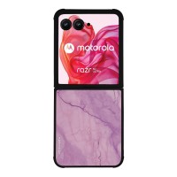 Θήκη Sonique Marble Series για Motorola Motorola Razr 50 Ultra Βιολετί