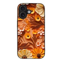 Θήκη Sonique 3D Flower Series για Apple iPhone 17 Πορτοκαλί