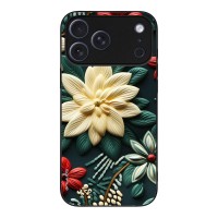 Θήκη Sonique 3D Flower Series για Apple iPhone 17 Pro Max Πράσινο