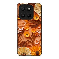 Θήκη Sonique 3D Flower Series για Honor 400 Smart 4G / Honor 400 Smart 5G / Πορτοκαλί