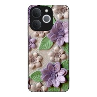 Θήκη Sonique 3D Flower Series για Realme Note 70T 4G Βιολετί