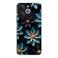 Θήκη Sonique 3D Flower Series για Realme Note 70T 4G Γαλάζιο