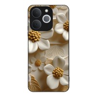 Θήκη Sonique 3D Flower Series για Realme Note 70T 4G Λευκό