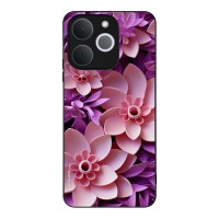Θήκη Sonique 3D Flower Series για Realme Note 70T 4G Ροζ