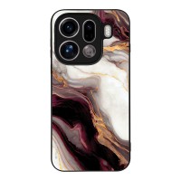Θήκη Sonique Marble Series για Oppo Find X9 Pro 5G Μπορντώ