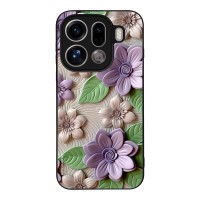 Θήκη Sonique 3D Flower Series για Oppo Find X9 Pro 5G Βιολετί