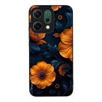 Θήκη Sonique 3D Flower Series για Oppo Reno14 5G Πορτοκαλί 01