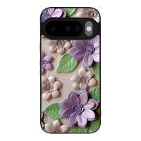 Θήκη Sonique 3D Flower Series για Google Pixel 10 5G / Pixel 10 Pro 5G Βιολετί