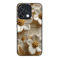 Θήκη Sonique 3D Flower Series για Oppo Reno15 5G Λευκό