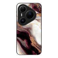 Θήκη Sonique Marble Series για Huawei Pura 80 Pro 5G Μπορντώ