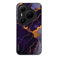 Θήκη Sonique Marble Series για Huawei Pura 80 Pro 5G Μωβ