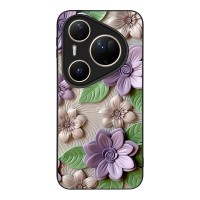 Θήκη Sonique 3D Flower Series για Huawei Pura 80 Ultra Βιολετί