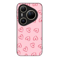 Θήκη Sonique Heart Series για Huawei Pura 80 Ultra Ροζ