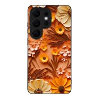 Θήκη Sonique 3D Flower Series για Samsung Galaxy S26 Ultra Πορτοκαλί