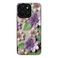 Θήκη Sonique 3D Flower Series για Honor X7c Βιολετί