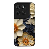 Θήκη Sonique 3D Flower Series για Motorola Moto G67 5G / Moto G77 5G Εκρού