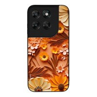 Θήκη Sonique 3D Flower Series για Motorola Moto G67 5G / Moto G77 5G Πορτοκαλί