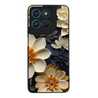 Θήκη Sonique 3D Flower Series για Motorola Moto G57 Power 5G / Moto G67 Power 5G Εκρού