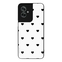 Θήκη Sonique Heart Series για Motorola Moto G55 5G Λευκό