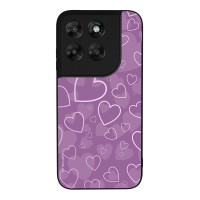 Θήκη Sonique Heart Series για Motorola Moto G67 5G / Moto G77 5G Βιολετί