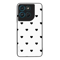 Θήκη Sonique Heart Series για Motorola Moto G57 Power 5G / Moto G67 Power 5G Λευκό
