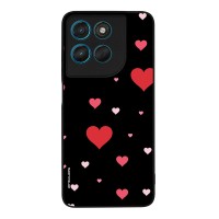 Θήκη Sonique Heart Series για Motorola Moto G57 Power 5G / Moto G67 Power 5G Μαύρο