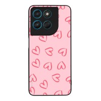 Θήκη Sonique Heart Series για Motorola Moto G57 Power 5G / Moto G67 Power 5G Ροζ