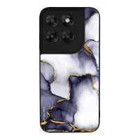 Θήκη Sonique Marble Series για Motorola Moto G67 5G / Moto G77 5G Μωβ Γκρι