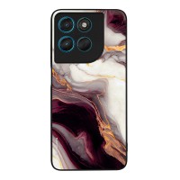 Θήκη Sonique Marble Series για Motorola Moto G57 Power 5G / Moto G67 Power 5G Μπορντώ