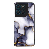 Θήκη Sonique Marble Series για Motorola Moto G57 Power 5G / Moto G67 Power 5G Μωβ Γκρι
