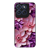 Θήκη Sonique 3D Flower Series για Motorola Edge 70 Fusion 5G Ροζ