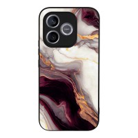 Θήκη Sonique Marble Series για Honor 600 Lite 5G Μπορντώ