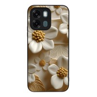 Θήκη Sonique 3D Flower Series για Oppo A6 4G / Oppo A6 5G / Oppo A6x 4G / Oppo A6x 5G / Oppo A6k 4G Λευκό