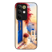 Θήκη Sonique Greek Island Muse Series για Realme C85 4G Ηλιοβασίλεμα Σαντορίνης