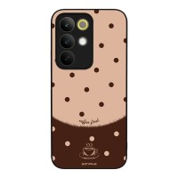 Θήκη Sonique Delulu Polka Era Series για Realme C85 4G Coffee First