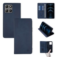 Θήκη Πορτοφόλι Vintage Magnet Wallet Sonique Motorola Moto G15 4G / Moto G15 Power / Moto G17 5G / Moto G17 Power 5G Μπλε Σκούρο