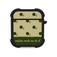 Θήκη Σιλικόνης Sonique Delulu Polka Era Series για AirPods 1/2 Delulu Matcha