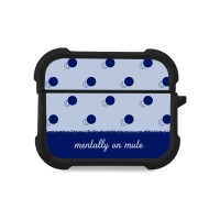 Θήκη Σιλικόνης Sonique Delulu Polka Era Series για AirPods Pro / Pro 2 Blue Mentally