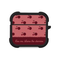 Θήκη Σιλικόνης Sonique Delulu Polka Era Series για AirPods 3 Blame Cherries