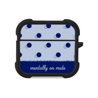 Θήκη Σιλικόνης Sonique Delulu Polka Era Series για AirPods 3 Blue Mentally